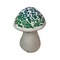 Mosaic Cement Mushroom Garden Statues Distressed Freestanding Decor